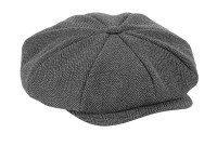 Charcoal Herringbone